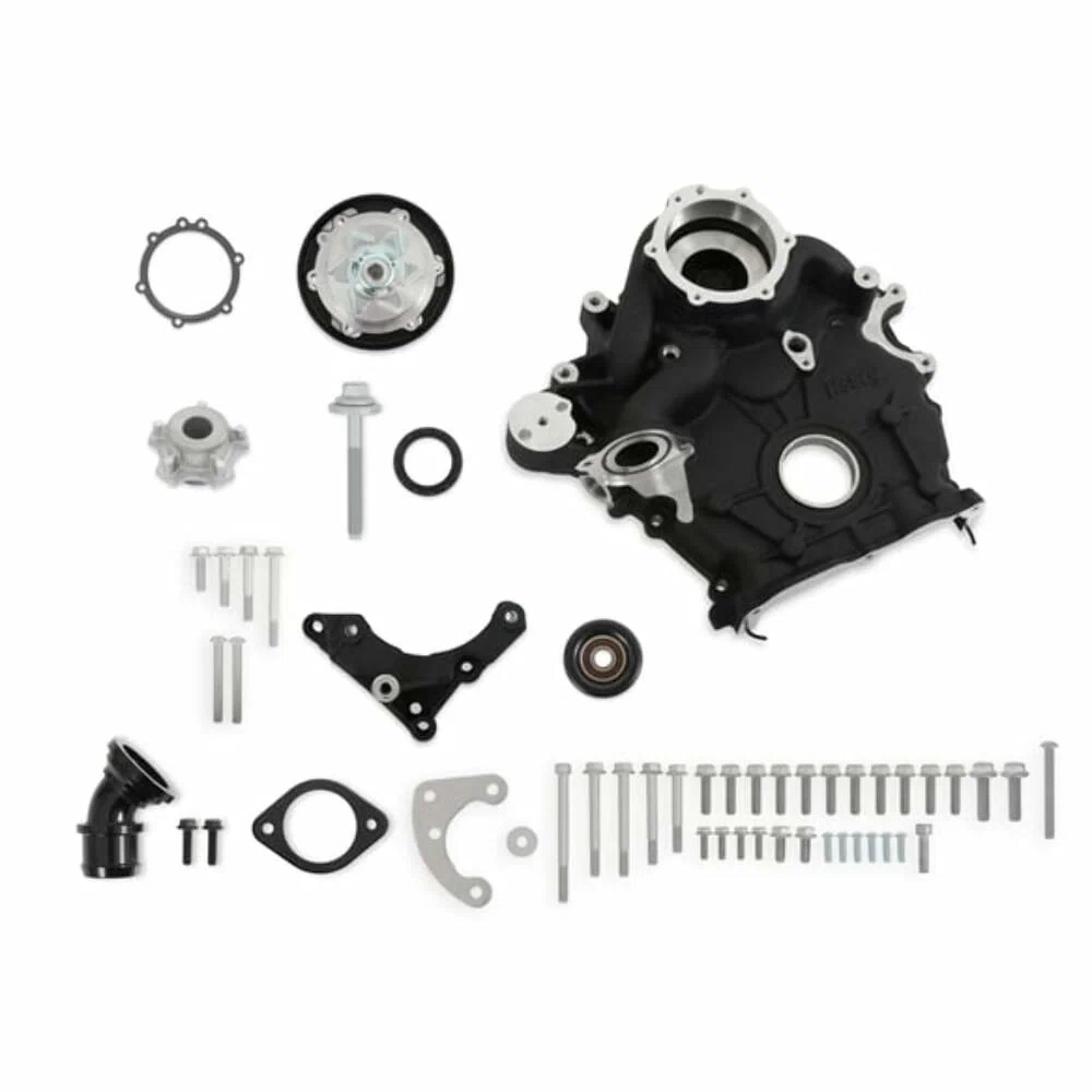 Accessory Drive Base Kit For Oe Oil Pan-Black-20-300BK